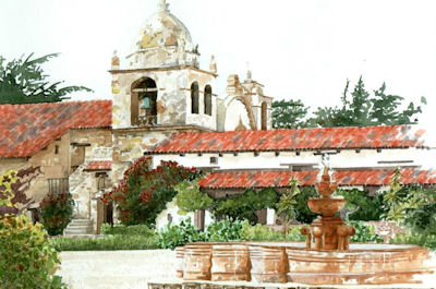 Aquarelles de la Californie